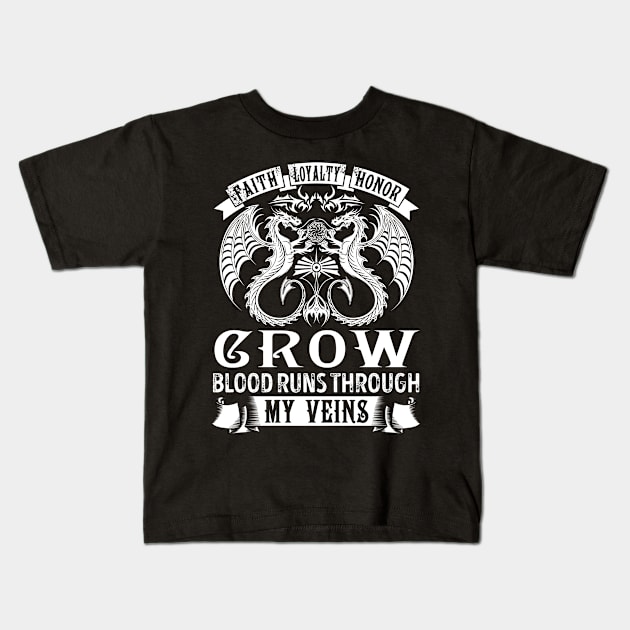 CROW Kids T-Shirt by T-shirt with flowers